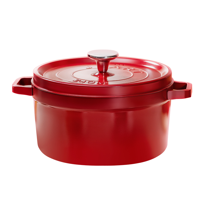 翰乐 埃尔珐至尊珐琅锅汤锅 HL-IRFA11-2 24cm 中国红（单位：套）