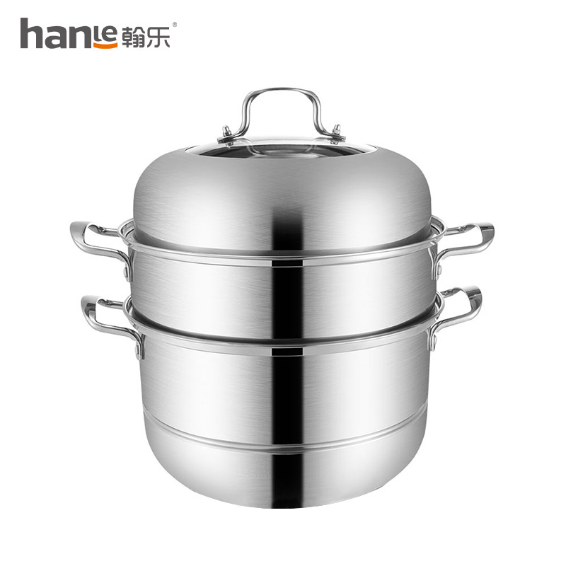 翰乐 蒸锅 HL-2TC08B 3层  不锈钢（单位：套）