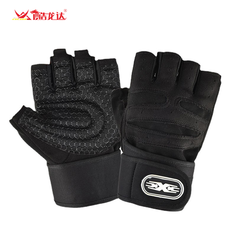 酷龙达（Coloda） 健身半指男女行防护训练手套 CLD-ST06 均码 混色（单位：双）
