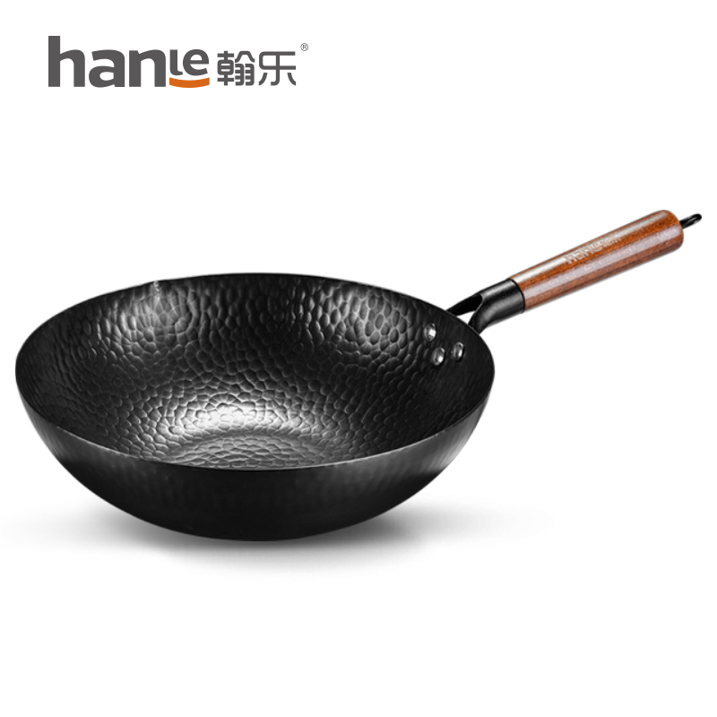 翰乐 铁锅 HL-TTM881 32cm  曜石黑（单位：套）