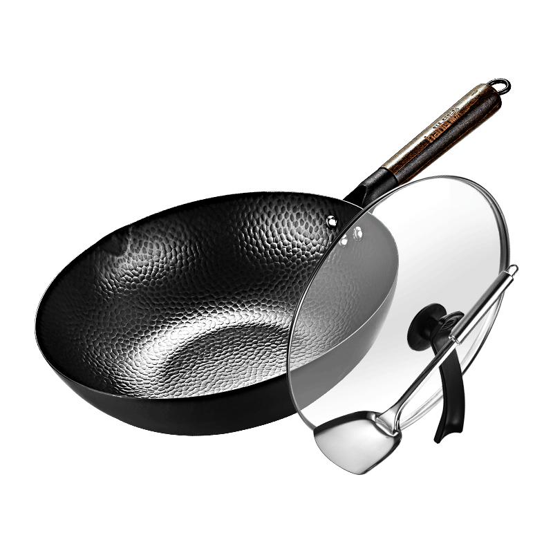 翰乐 章丘铁锅 TTM-8866 32cm 黑色（单位：套）