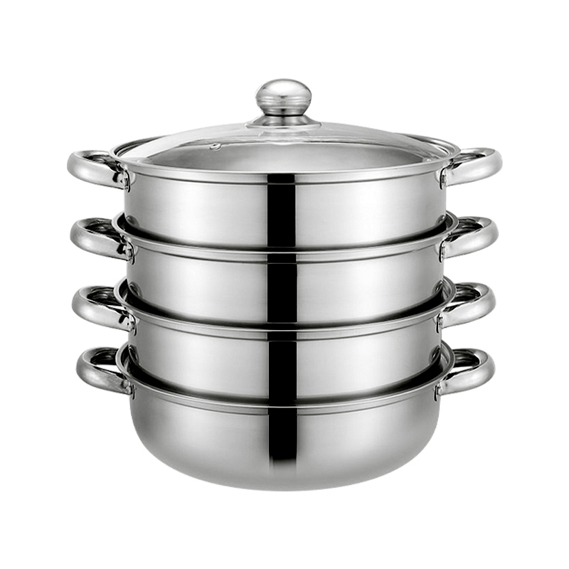 翰乐 蒸汤锅 HL-D4 28cm  四层不锈钢（单位：套）