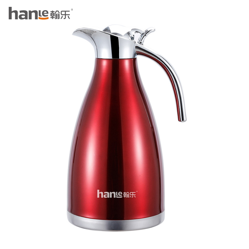 翰乐 乐活保温壶 HL-BW01 2L 红色（单位：个）