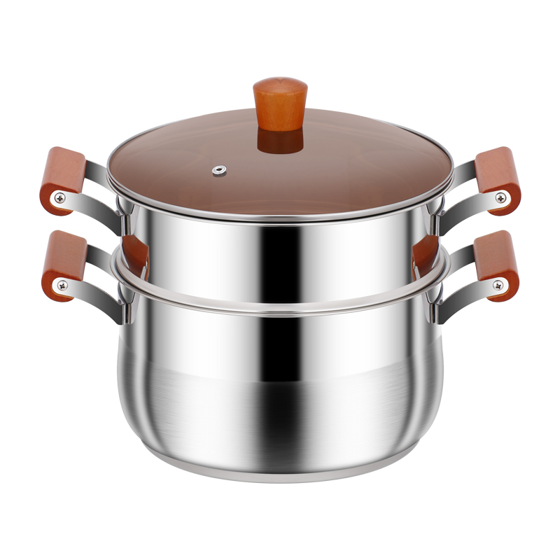 翰乐 蒸汤锅 HL-RS22 24cm  不锈钢（单位：套）