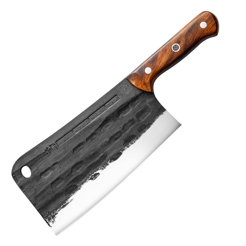 炊大皇 菜刀家用大师&middot;真锻打砍骨刀 KD01DS 刀刃200mm 黑色（单位：把）