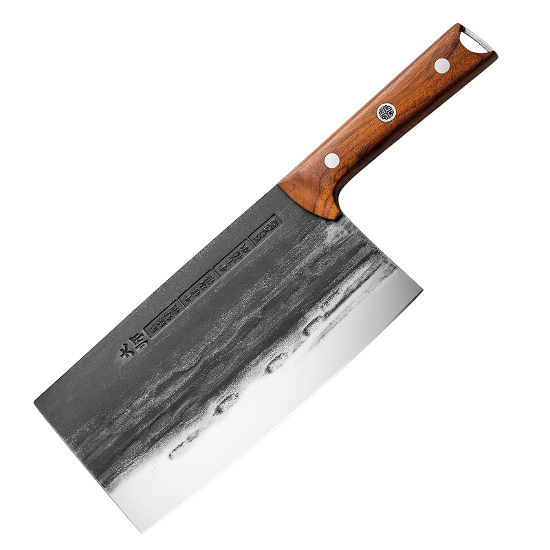 炊大皇 菜刀家用大师&middot;真锻打切片刀 QD01DS 刀刃195mm 黑色（单位：把）