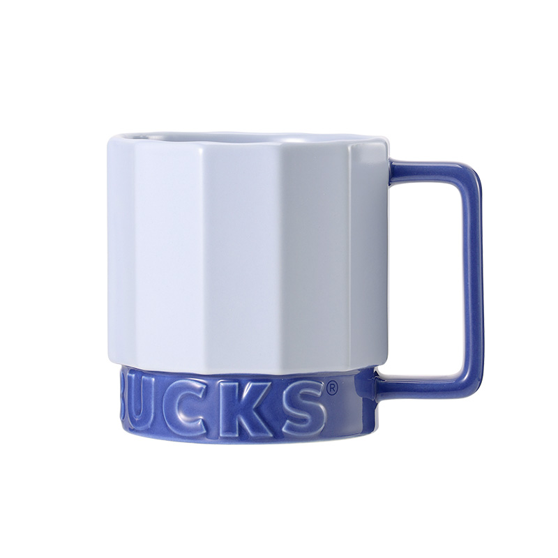 星巴克（Starbucks） 蓝色几何元素款马克杯 11179925 450ml 蓝色（单位：个）