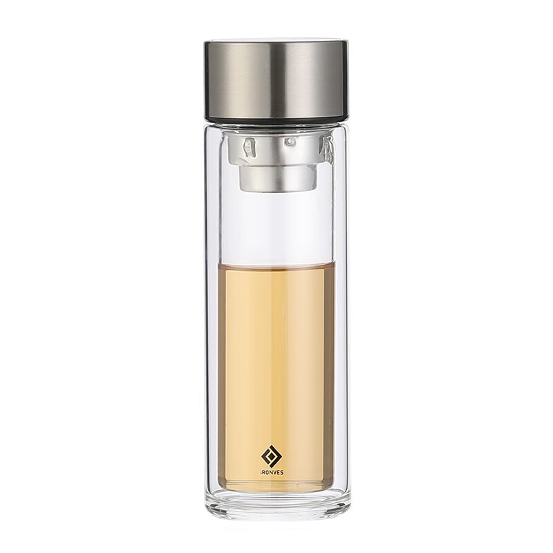 怡乐雅 高档时尚双层玻璃杯 C3 350ml 透明色（单位：个）