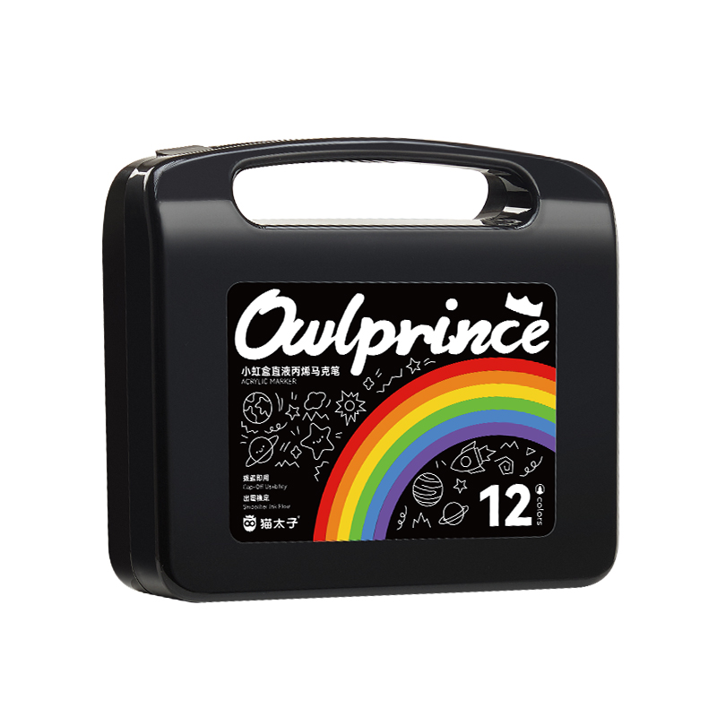 猫太子 马克笔 10122M3180-3A 12色 混色（单位：盒）