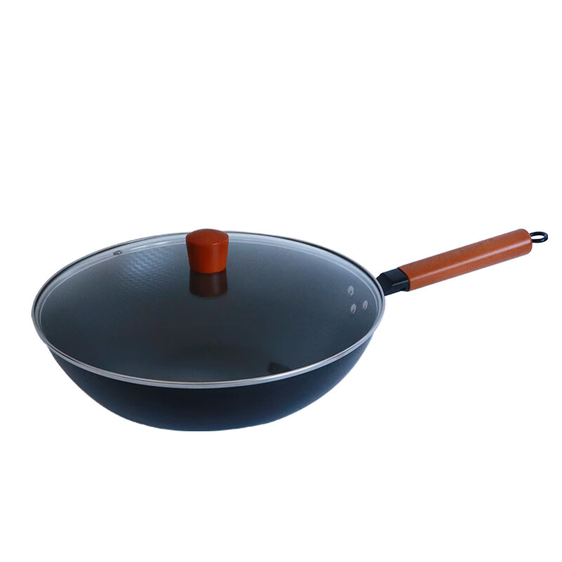 怡乐雅 米纹真不锈铁锅 CG-TG-001 32cm  黑色（单位：个）