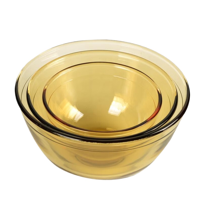 怡乐雅 玻璃餐具套装 CJ-02 三件套 琥珀色（单位：套）