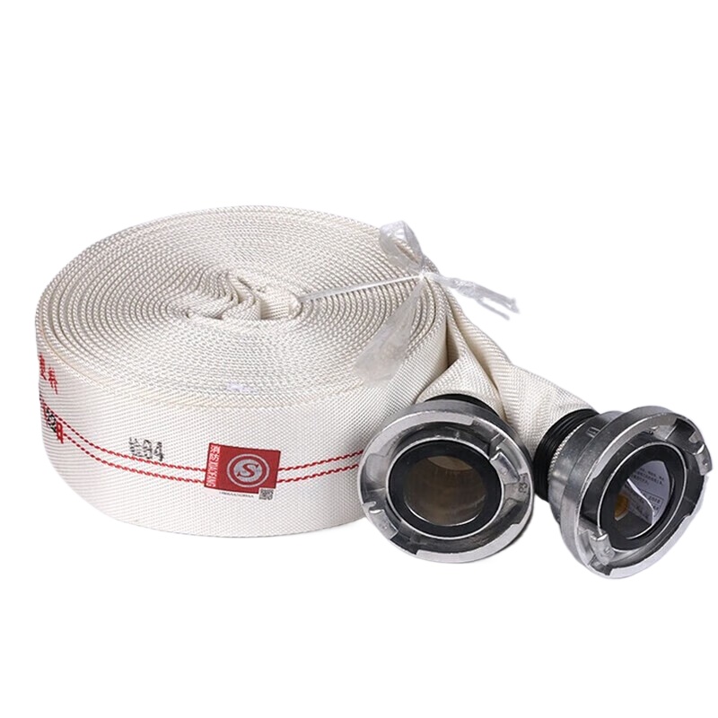 鸣固 消防水带 8-65-25 25米水带＋接口＋水枪头 白色（单位：套）