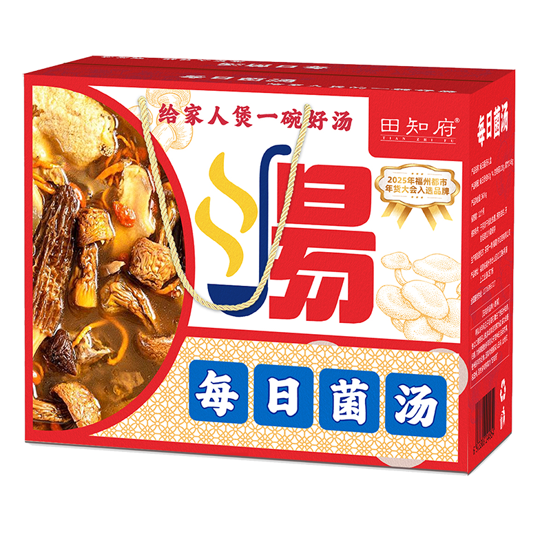 田知府 每日菌汤红枣桂圆 七珍汤包 670g 红色（单位：盒）