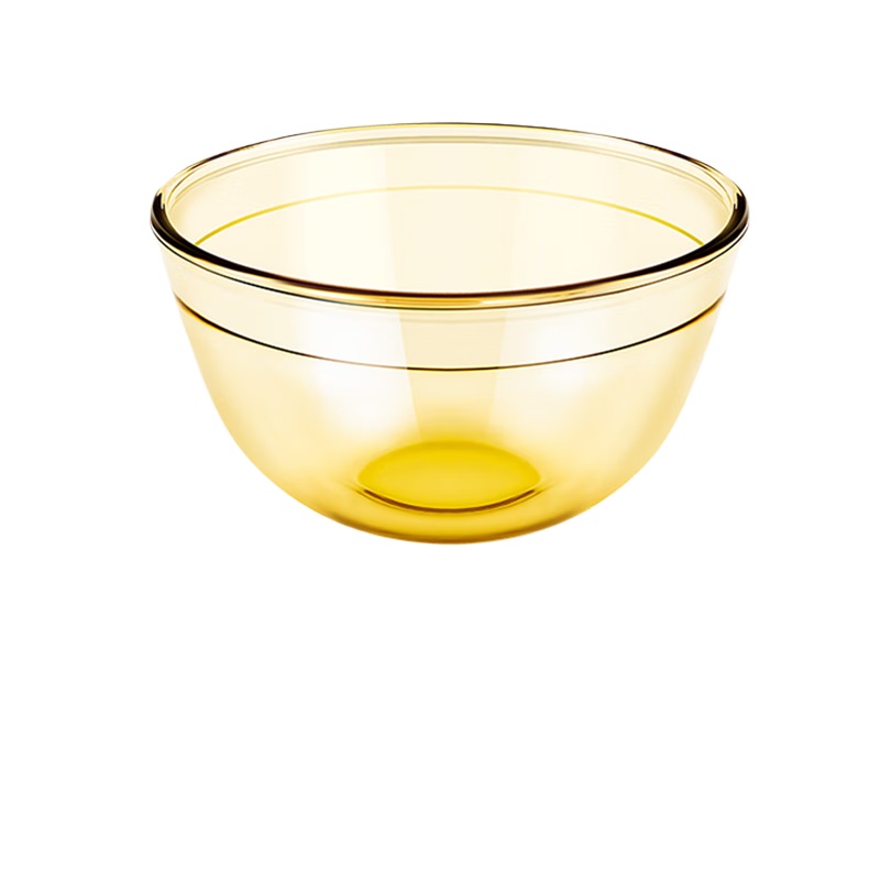 怡乐雅 琥珀玻璃餐具两件套 KP-01 2L+2L 琥珀色（单位：套）