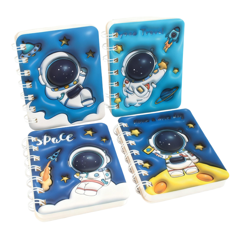 童益星 膨胀线圈本 星际探险4本装 单本80页  蓝色（单位：组）