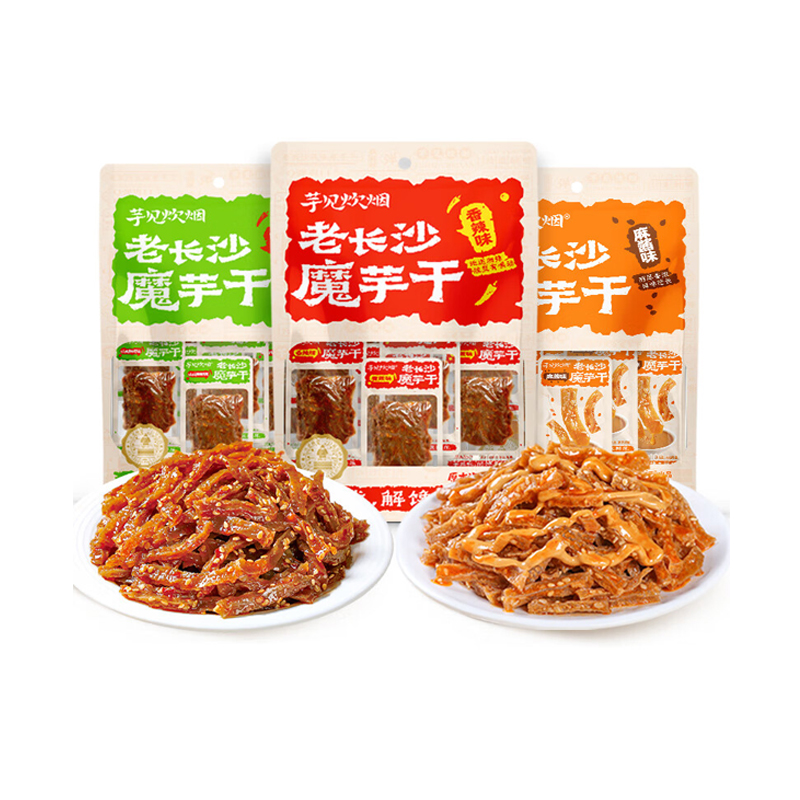 原本记忆 芋见炊烟魔芋干 混合口味 100g*3包 红色（单位：组）