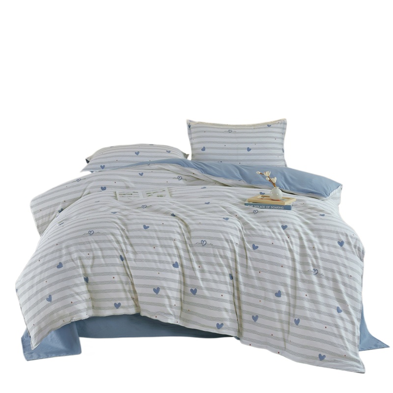 紫韵 春风十里双层纱套件 ZY-YT18203 四件套200*230cm 水蓝色（单位：套）