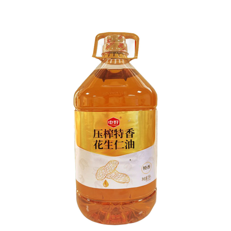 中好 压榨特香 原生花生油 5L*1桶 混色（单位：桶）