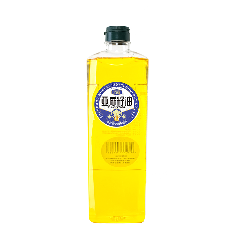 诺来 高不饱和脂肪酸 冷榨一级食用油 亚麻籽油 900ml*1瓶 900ml 混色（单位：瓶）