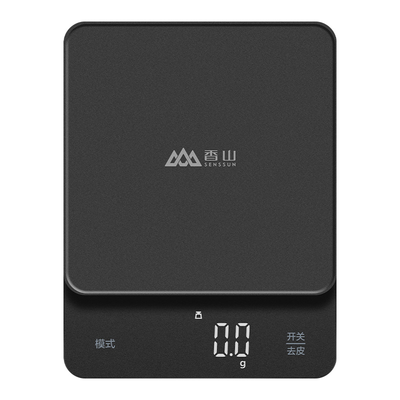 香山 高精度电子厨房秤 EK3336R 最大称重：5kg 黑色（单位：台）