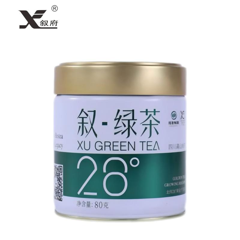 叙府 叙三星 绿茶 80g 军绿色（单位：罐）