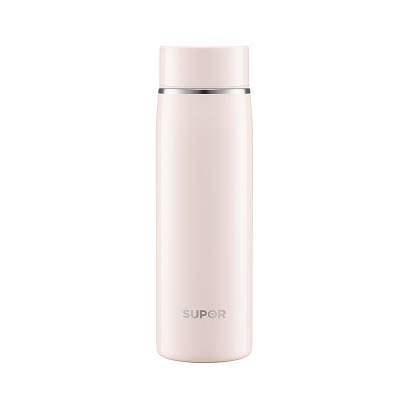 苏泊尔（SUPOR） 砚系列保温杯 KCV45DM10 450ml  薄雾粉（单位：个）