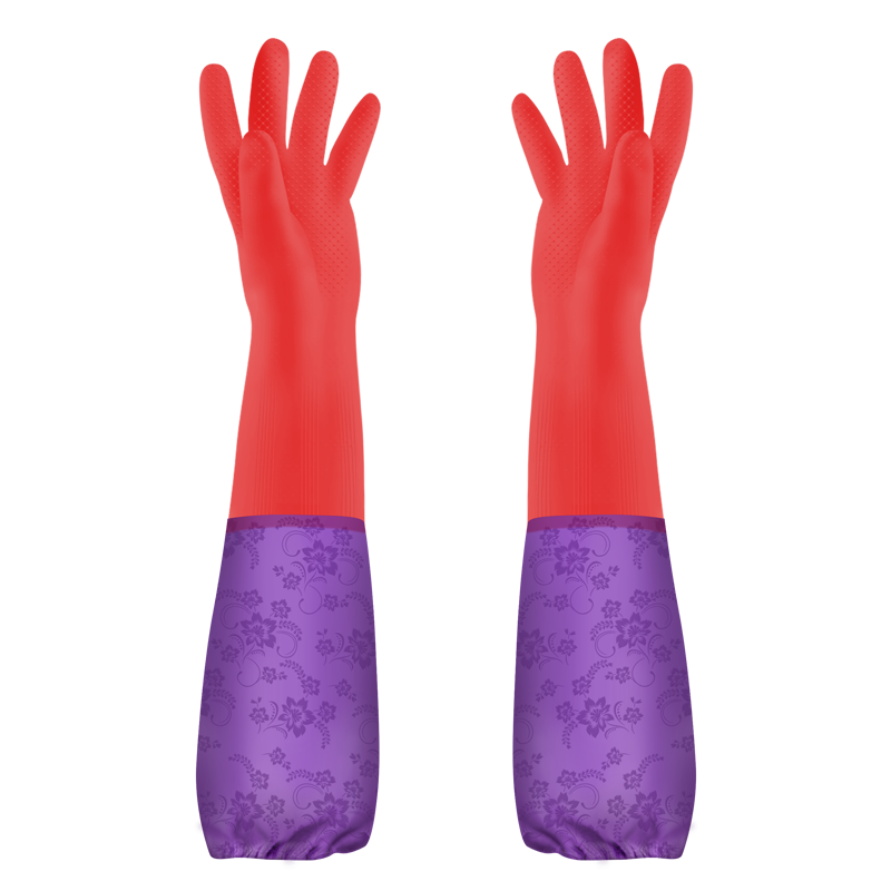 世家 缩口加长加绒保暖手套 21313 50cm（均码） 红色（单位：副）