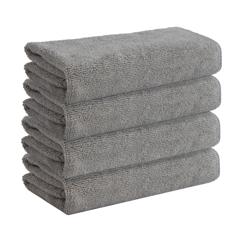 世家 加厚超细纤维抹布 21846 32*32cm*4条 灰色（单位：盒）