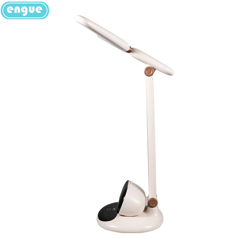 恩谷（ENGUE）  全光谱唤醒护眼台灯-晴灵 EG-690 180*180*390mm 米色（单位：个）