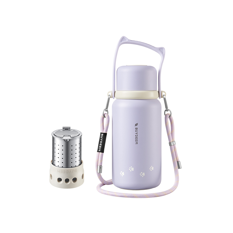 北鼎（Buydeem） 大容量泡茶保温杯实用水杯便携水壶【全家福】 S401 1050ml  紫色（单位：个）