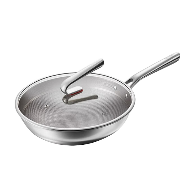 苏泊尔（SUPOR） 无涂层轻量钛锅炒锅 CC32T1 32cm 黑色（单位：个）