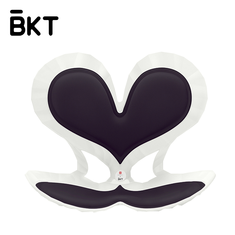 BKT 爱心「普拉提」坐姿椅 爱心版 456*326*399mm 摩卡黑（单位：个）