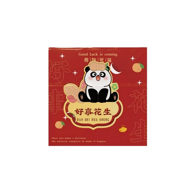 童益星 熊猫书签 好事花生 48*54mm 混色（单位：个）