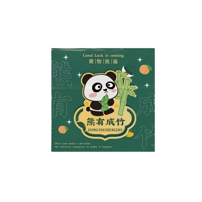 童益星 熊猫书签 熊有成竹 48*54mm 混色（单位：个）