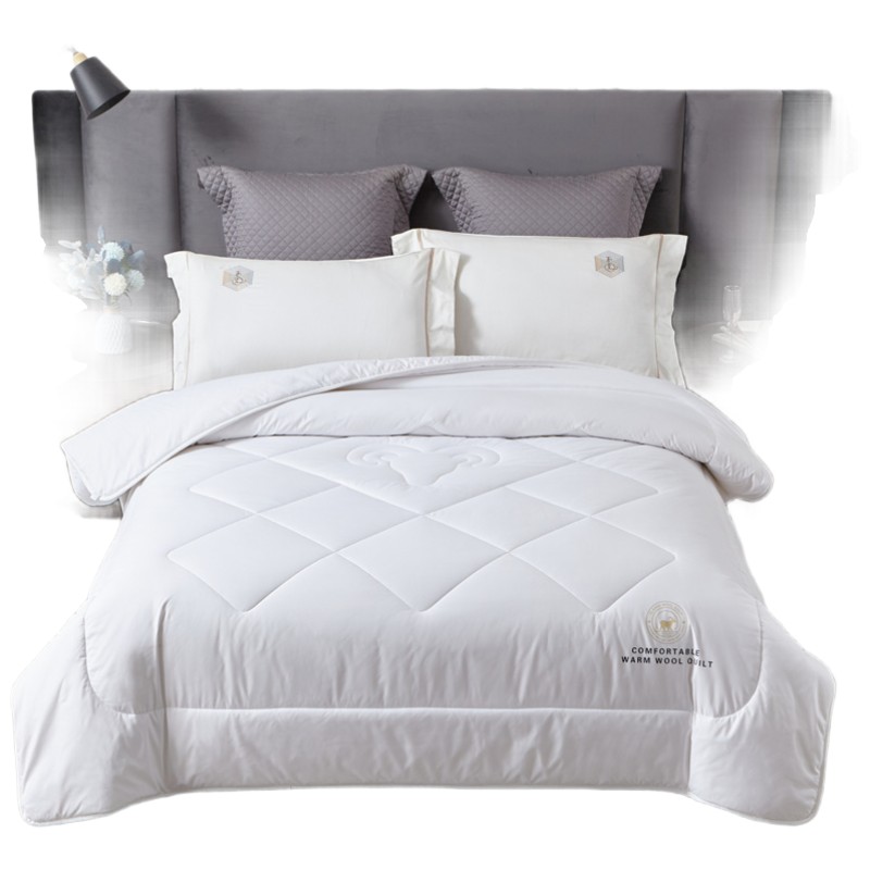 多喜爱（Dohia） 暖芯纯羊毛冬被 醇享 L码 203*229cm 白色（单位：床）