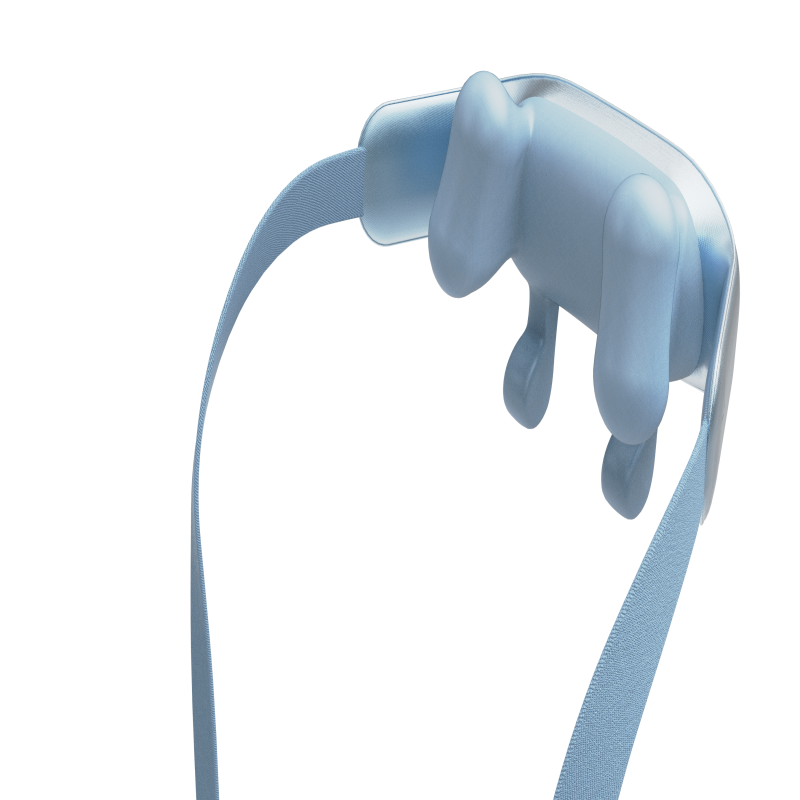 妙界（MIAOJIE） 肩颈按摩仪 r3幻彩版 858g 冰霜蓝（单位：件）