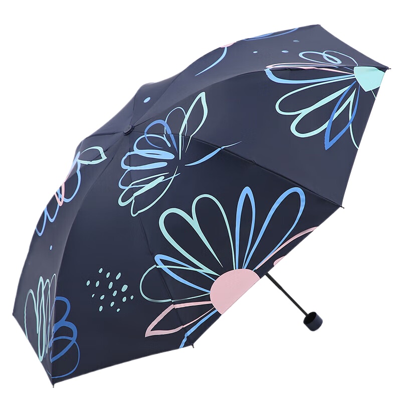 天堂 三折晴雨伞 30928EPD 57cmX8骨 午夜蓝（单位：把）