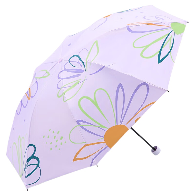 天堂 三折晴雨伞 30928EPD 57cmX8骨 星黛紫（单位：把）