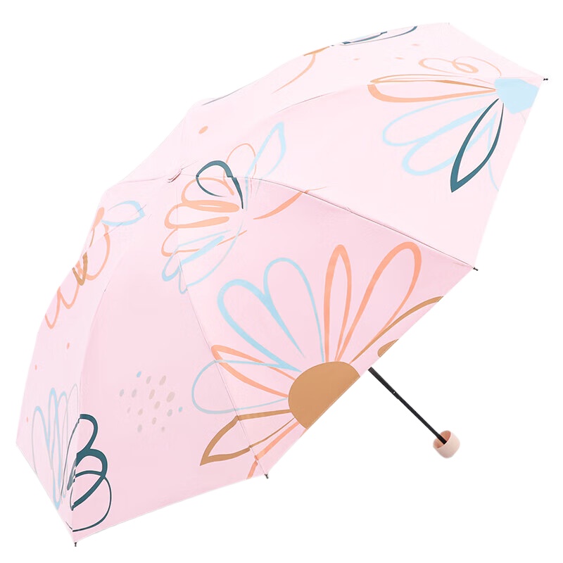 天堂 三折晴雨伞 30928EPD 57cmX8骨 若夫粉（单位：把）