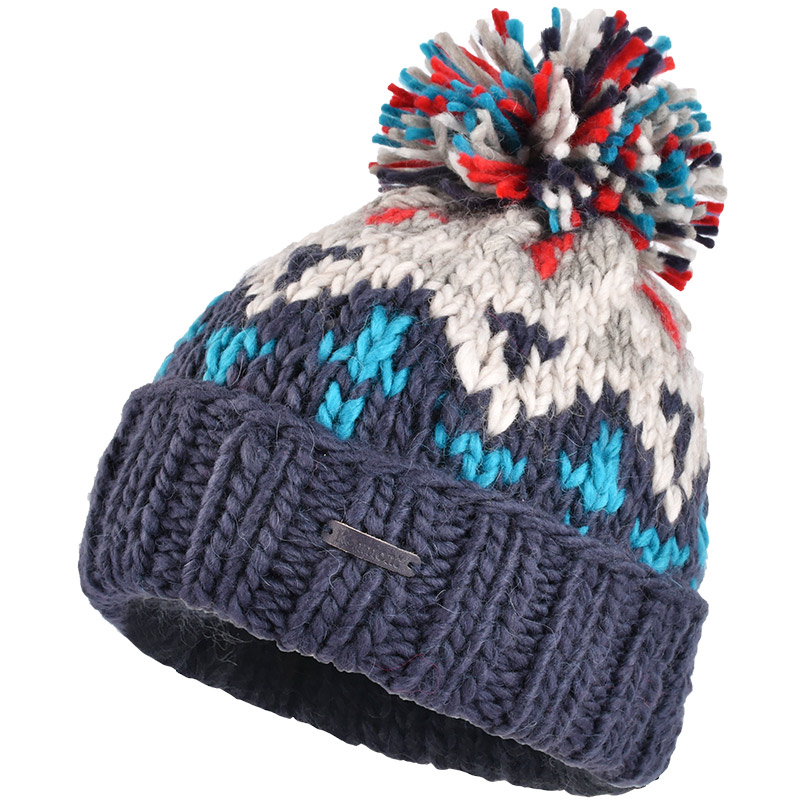 卡蒙（Kenmont） 彩色粗针俏皮防风针织帽 KM-9357-13 适用头围（57-59cm） 藏青色（单位：顶）