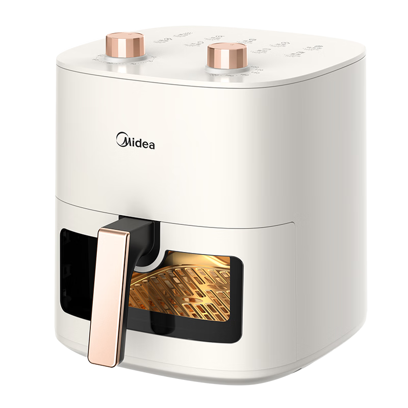 美的（Midea） 空气炸锅家用 MF-KZE503D8 5L 白色（单位：套）