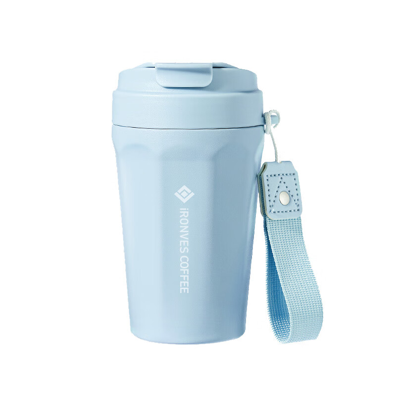 怡乐雅 不锈钢随行杯 BJ-SXB-01 400ml 晴空蓝（单位：个）