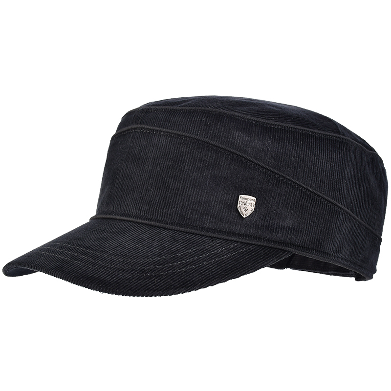 卡蒙（Kenmont） 男士户外保暖鸭舌帽 KM-2121-01 可调节（58.5cm） 黑色（单位：顶）