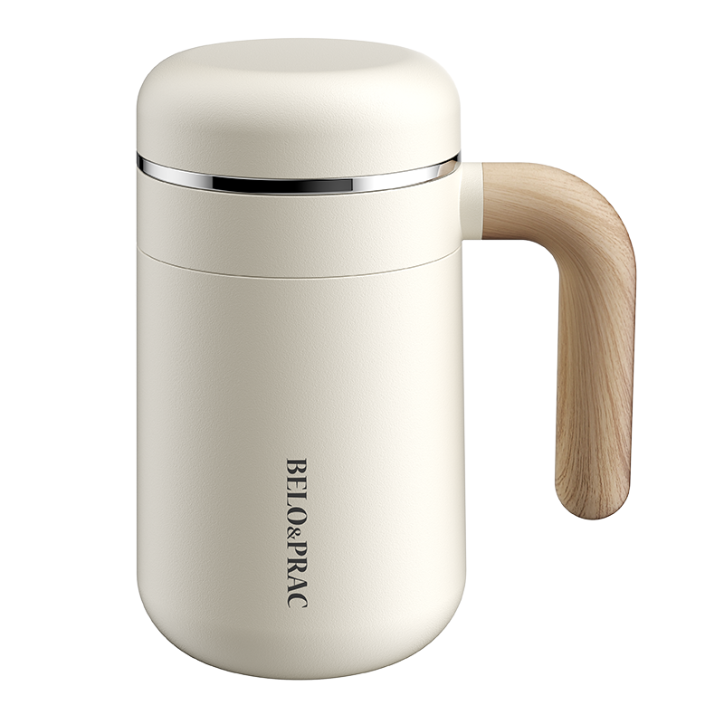 贝洛可（BELO&PRAC） 优美-办公保温杯 BK234 480ml 白色（单位：个）