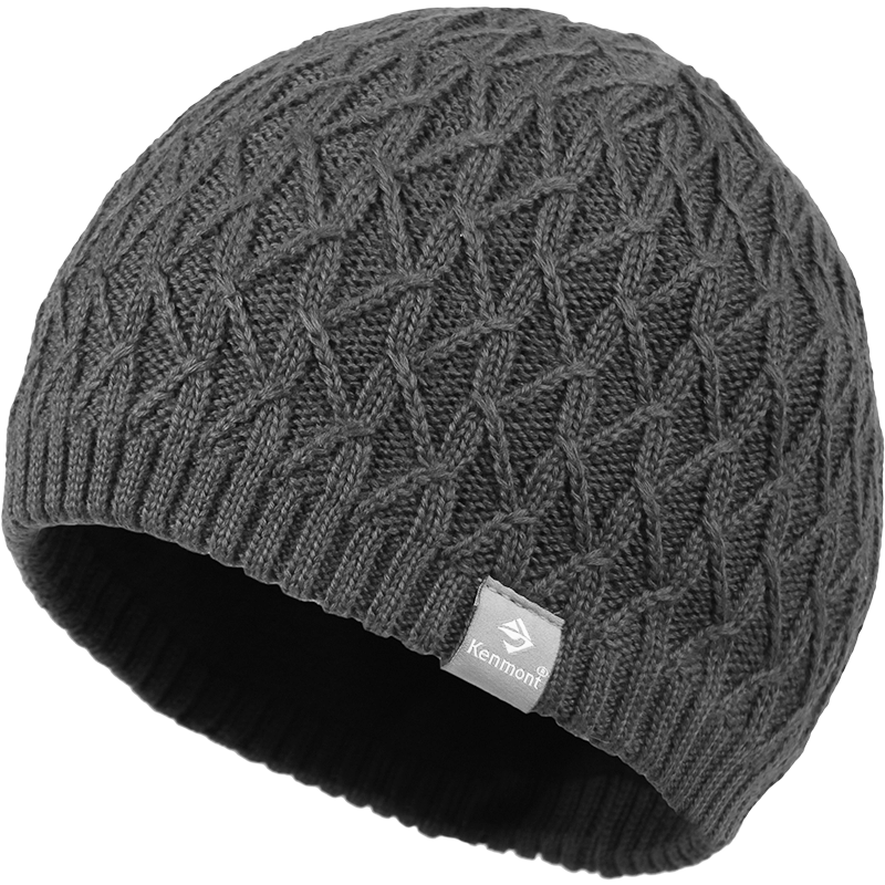 卡蒙（Kenmont） 秋冬绵羊毛混纺包头帽 KM-1180-09 帽围58cm(弹性佳） 深灰色（单位：顶）