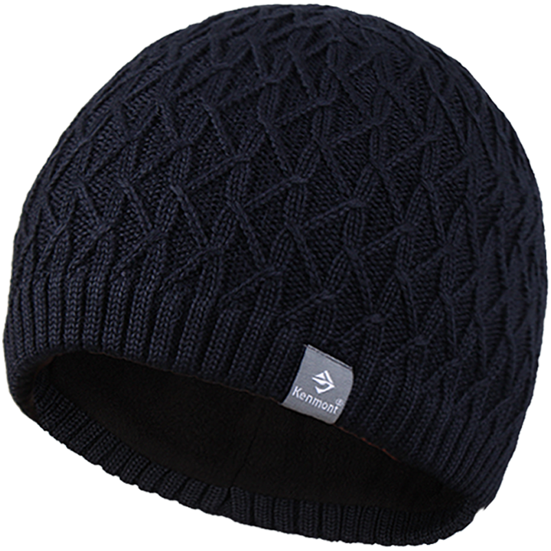 卡蒙（Kenmont） 秋冬绵羊毛混纺包头帽 KM-1180-13 帽围58cm(弹性佳） 藏青色（单位：顶）