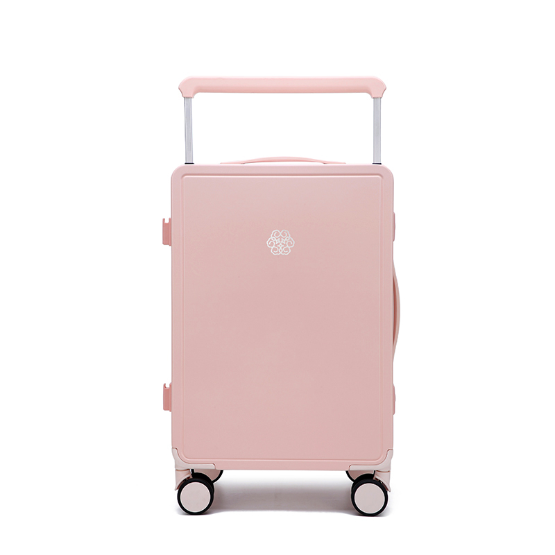 恒源祥 多彩宽拉杆铝框箱 HYX8080-24 24英寸 粉色（单位：个）