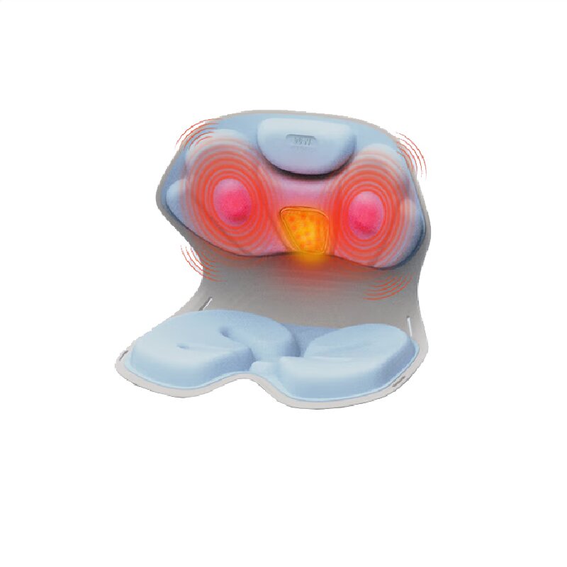 妙界（MIAOJIE） 按摩护腰坐姿椅 MH02 2kg L 海盐蓝（单位：件）