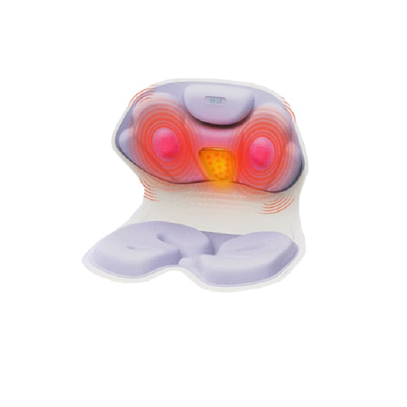 妙界（MIAOJIE） 按摩护腰坐姿椅 MH02 2kg L 风信紫（单位：件）