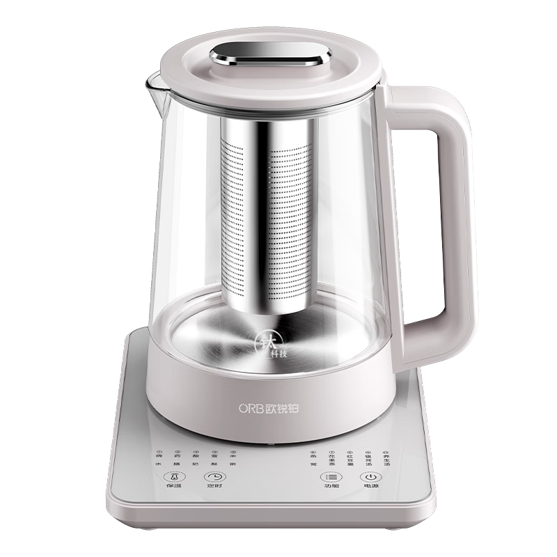 欧锐铂（O.R.B） 元气满满-纯钛养生壶 ORB-1521 1.5L 银色（单位：个）